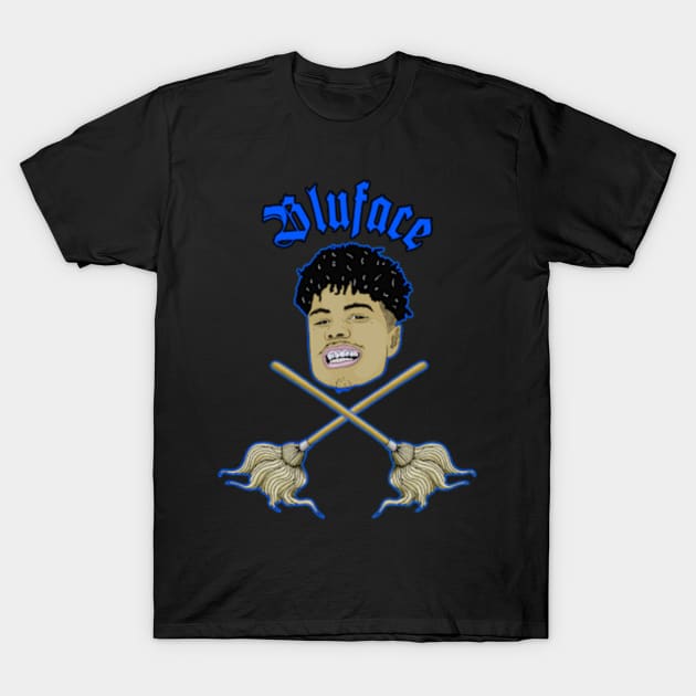 Blueface Bleed Em Moppin T-Shirt by BrandyRay